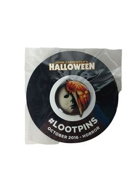 Loot Crate Halloween Horror Pin John Carpenter 2016